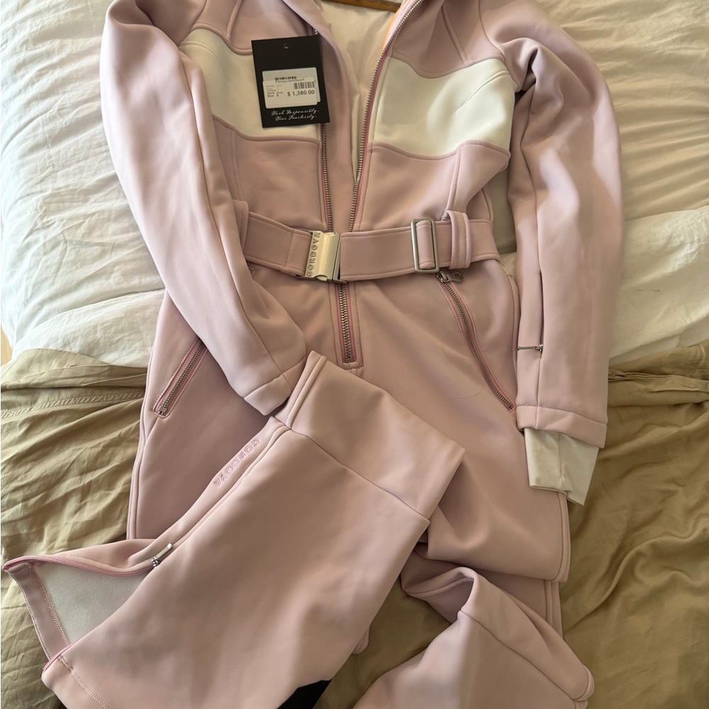 Elegant Pink Cordova ski Jumpsuit - Picture 7 of 10
